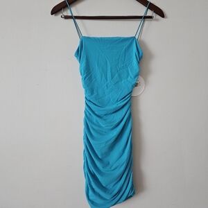 open lace back dress Dasha Mini Dress Navy Tall